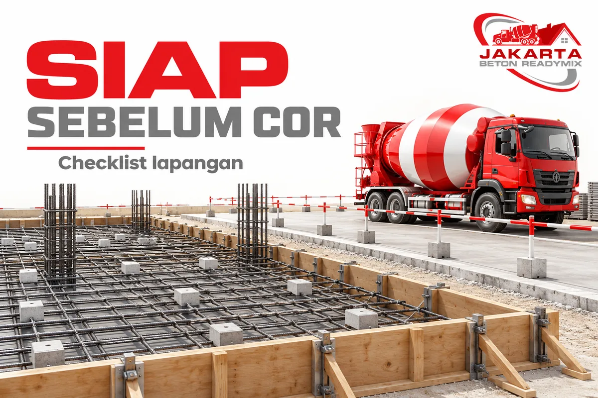 persiapan pengecoran beton — ilustrasi Jakarta Beton Readymix